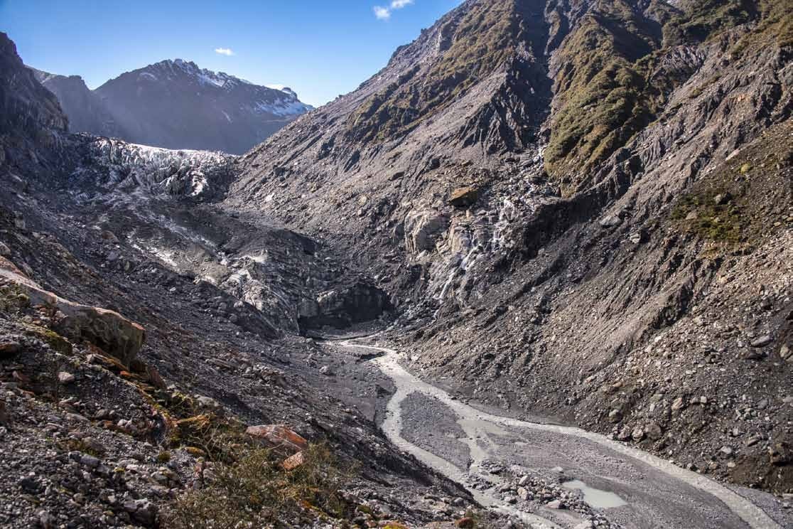 Fox Glacier in Retreat, New Zealand