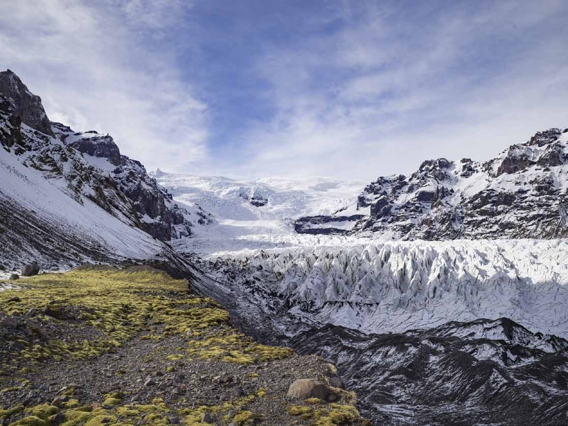 Kviarjökull, Upward View