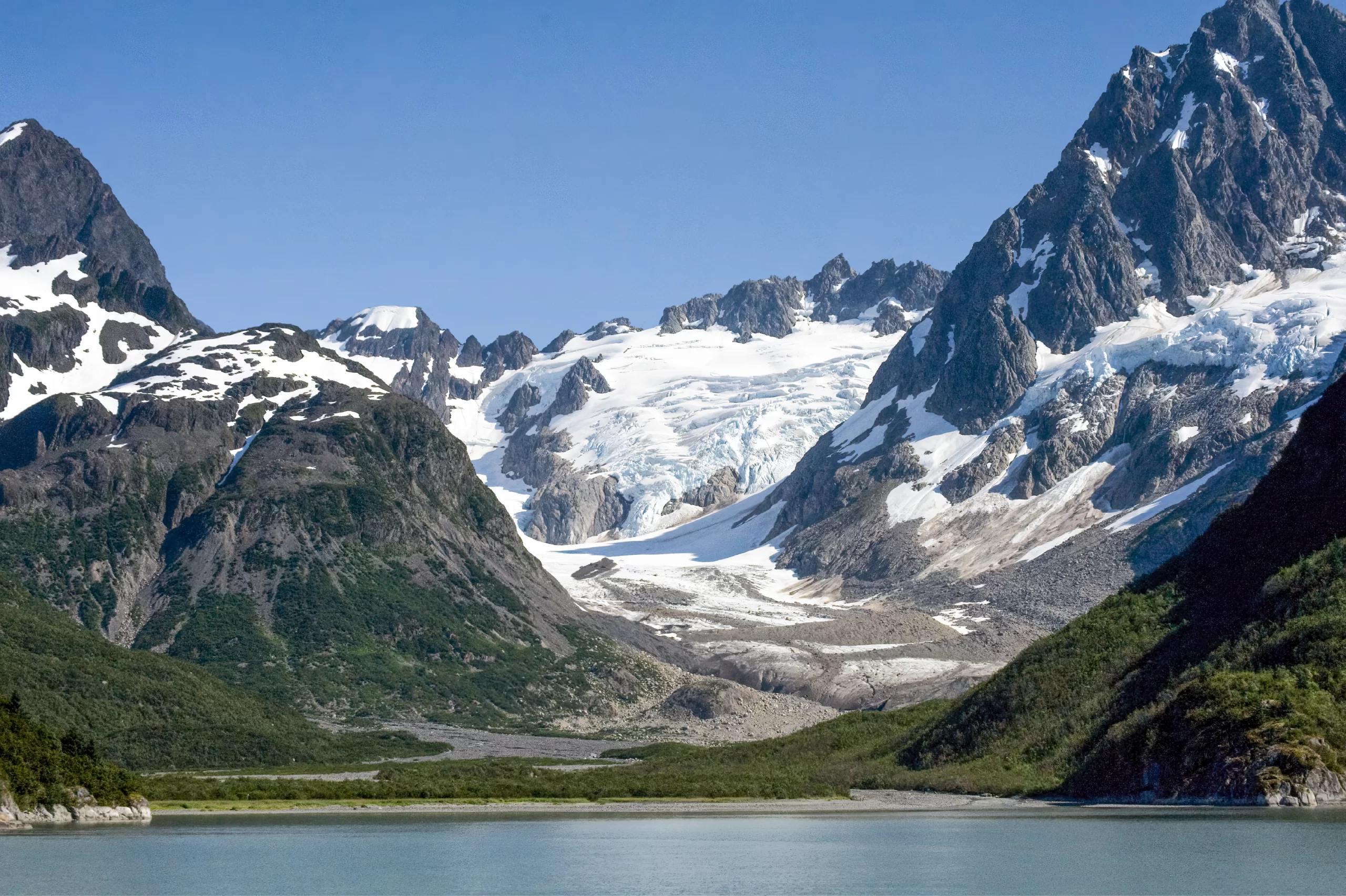 Northwestern Glacier Outlet glacier in retreat