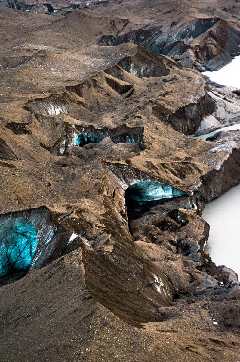 Glacial Tunneling near McCarthhy AK