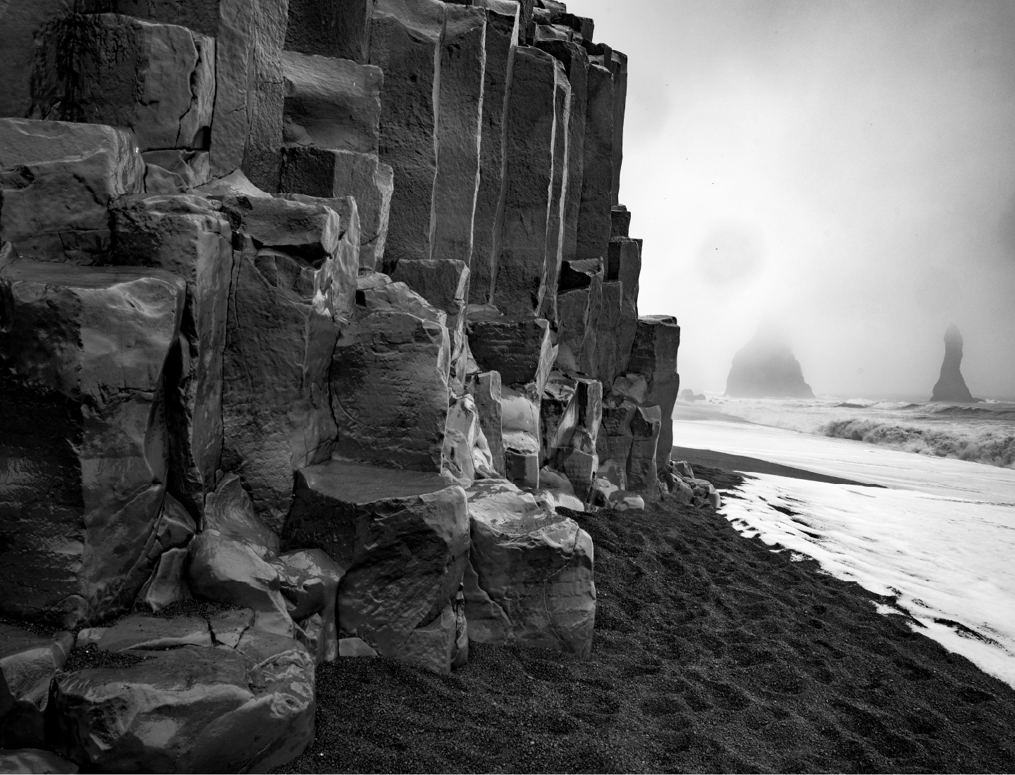 Iceland's Basalt Buttress